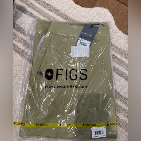 NWT Figs Figspro Wide Leg Scrub Trouser Green - Picture 6 of 7